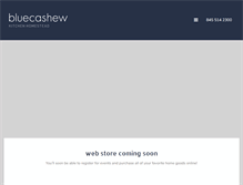 Tablet Screenshot of bluecashew.com